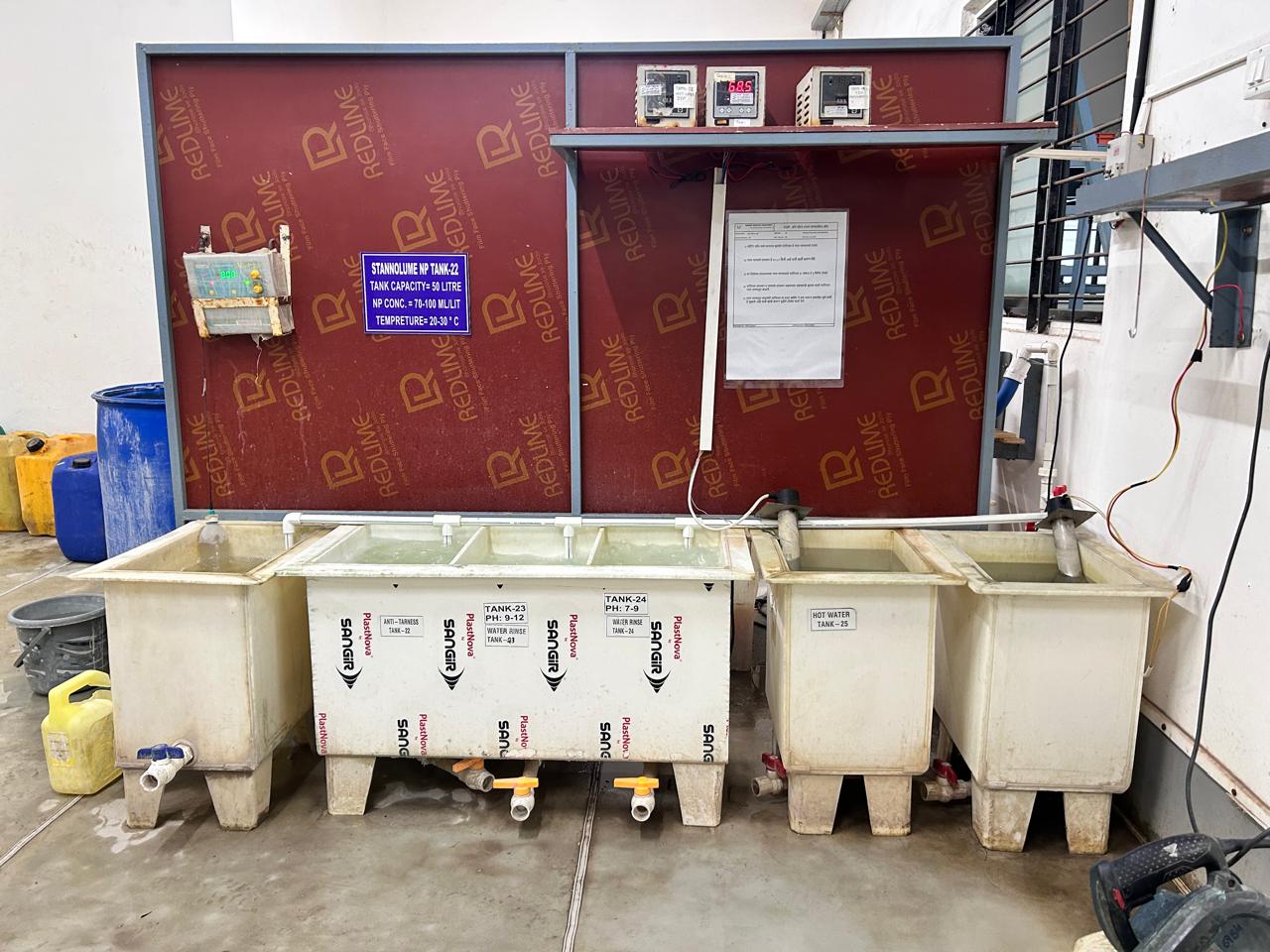 Inspection of plated parts before packing